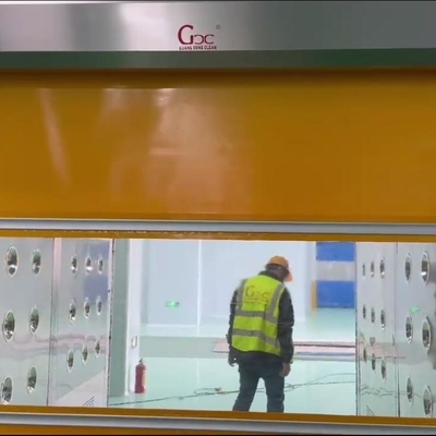 Ливень воздуха чистой комнаты груза GCC с дверью шторки PVC со светоэлектрическим датчиком