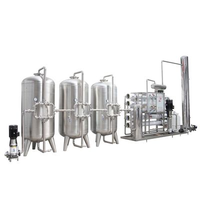 Оборудование водоочистки обратного осмоза 250LPH чистое для гостиницы
