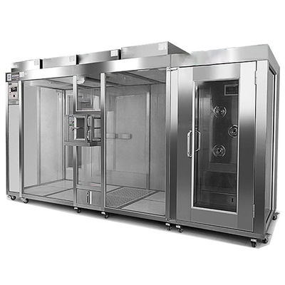 Простые системы чистой комнаты 220V 50HZ модульные с анти- статическим занавесом