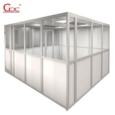 Алюминиевая чистая комната GMP профиля, комната класса 8 Iso 0.45m/S чистая