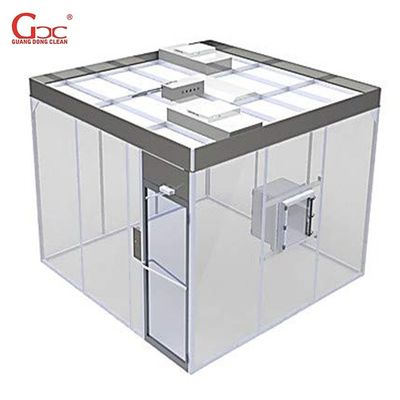 Стальная чистая комната Prefab класса 10 рамки ISO4 профиля/безгнилостная чистая комната