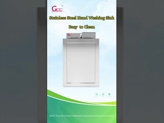 Одноместная раковина для мытья рук из нержавеющей стали